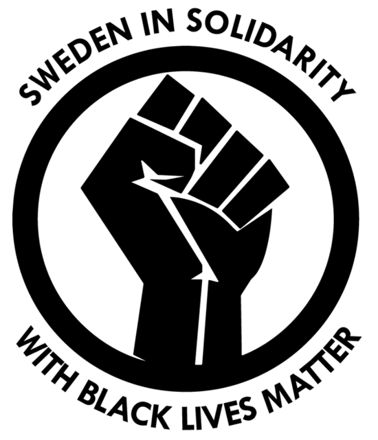 I solidaritet med Black lives matter Sweden