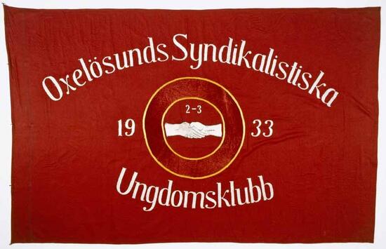 Oxelösunds syndikalistiska ungdomsklubb framsida.